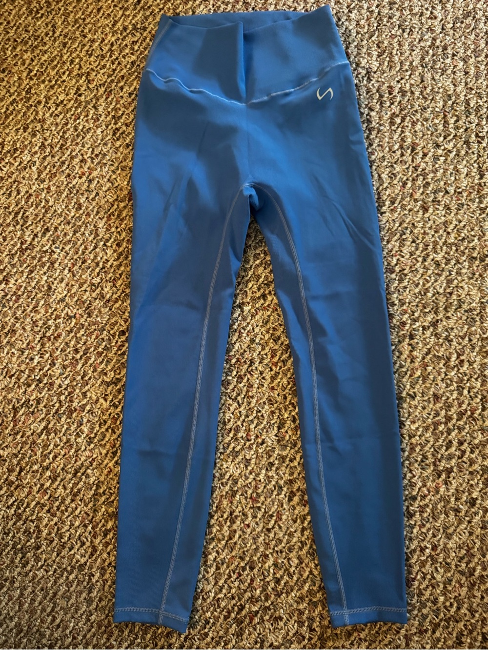TLF rubbed blue leggings